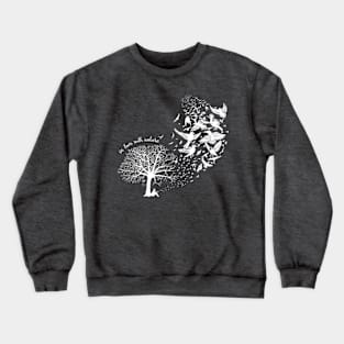 In love with nature - resonance - white Crewneck Sweatshirt